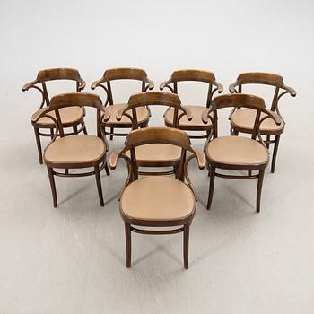Armchairs 8 pcs Gemla "Cattelin" late 20th century.