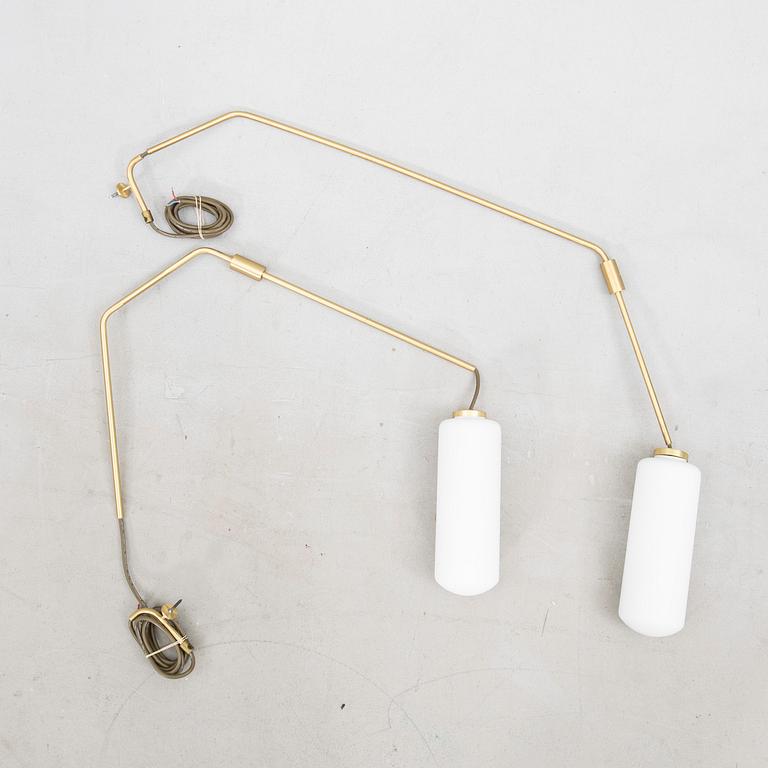 Taklampor, ett par, "Ventus lamp form 2", Frama, Danmark.