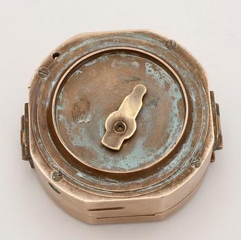 KOMPASS, mässing, Stanley, London, omkring 1900-talets mitt.