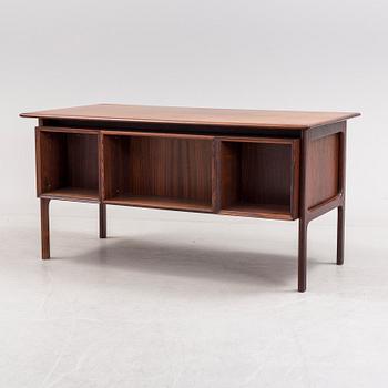 A 1960´s  Danish writing desk veneered with jakaranda, possibly designed by Arne Vodder.