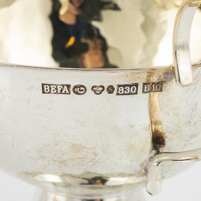 A group of eleven Swedish silver punsch cups and three cocktail glasses, BEFA, Gothenburg, including 1976.