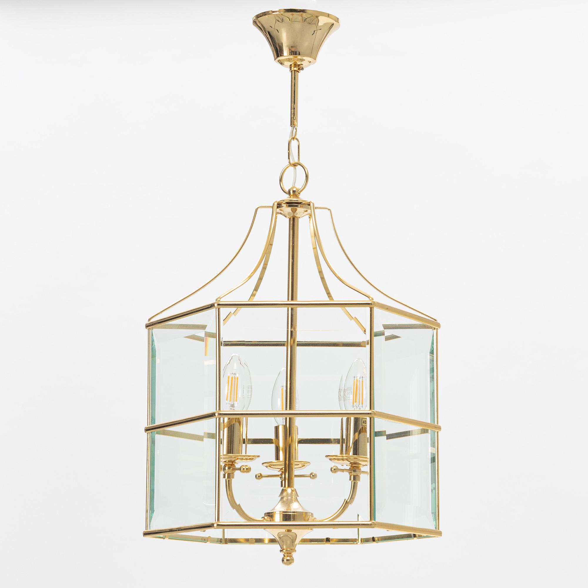 Ceiling lantern. Second half of the 20th century.