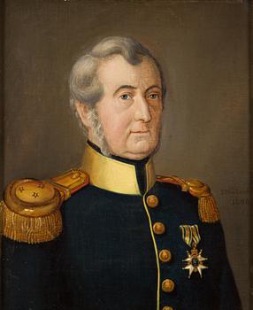 BENGT NORDENBERG, oil on canvas, signed and dated 1846.