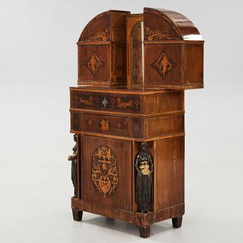 A presumably Austrian Empire early 19th century writing commode.