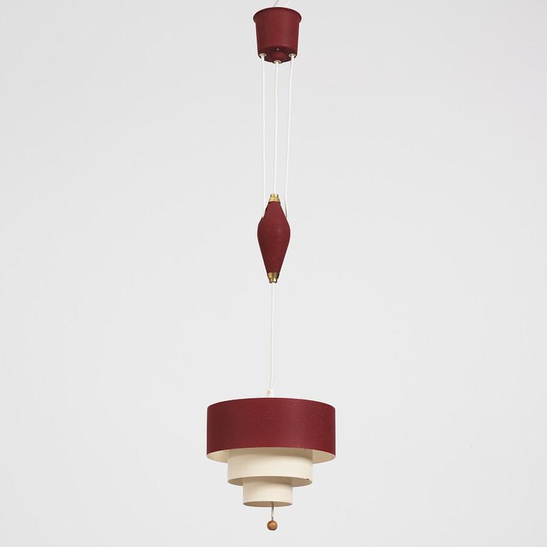 Bertil Brisborg, a ceiling lamp, model "33135", Nordiska Kompaniet, Sweden 1950s.