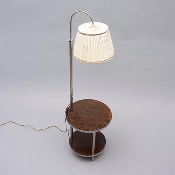 GOLVLAMPA med BORD, art déco, 1920-tal.