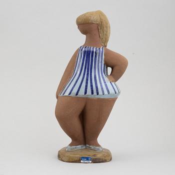 Lisa Larson, a stoneware figurine, 'Dora' from the series 'ABC-flickorna', for Gustavsberg.
