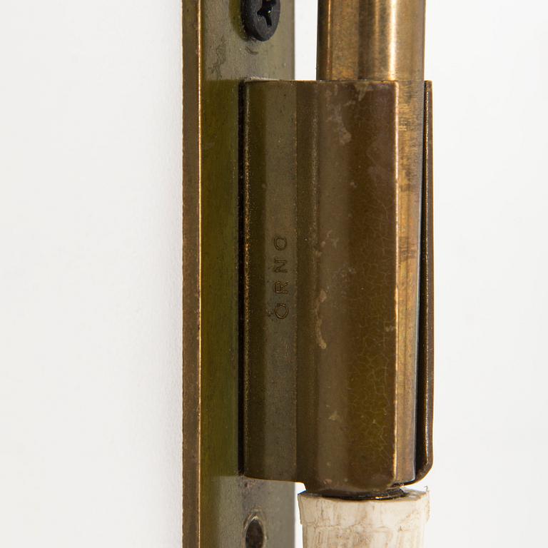 Lisa Johansson-Pape, a pair of mid-20th century '3055' wall lights for Stockmann Orno, Finland.
