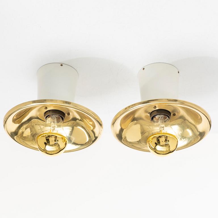 Josef Frank, Ceiling lamps, a pair, model 2162, Svenskt Tenn.