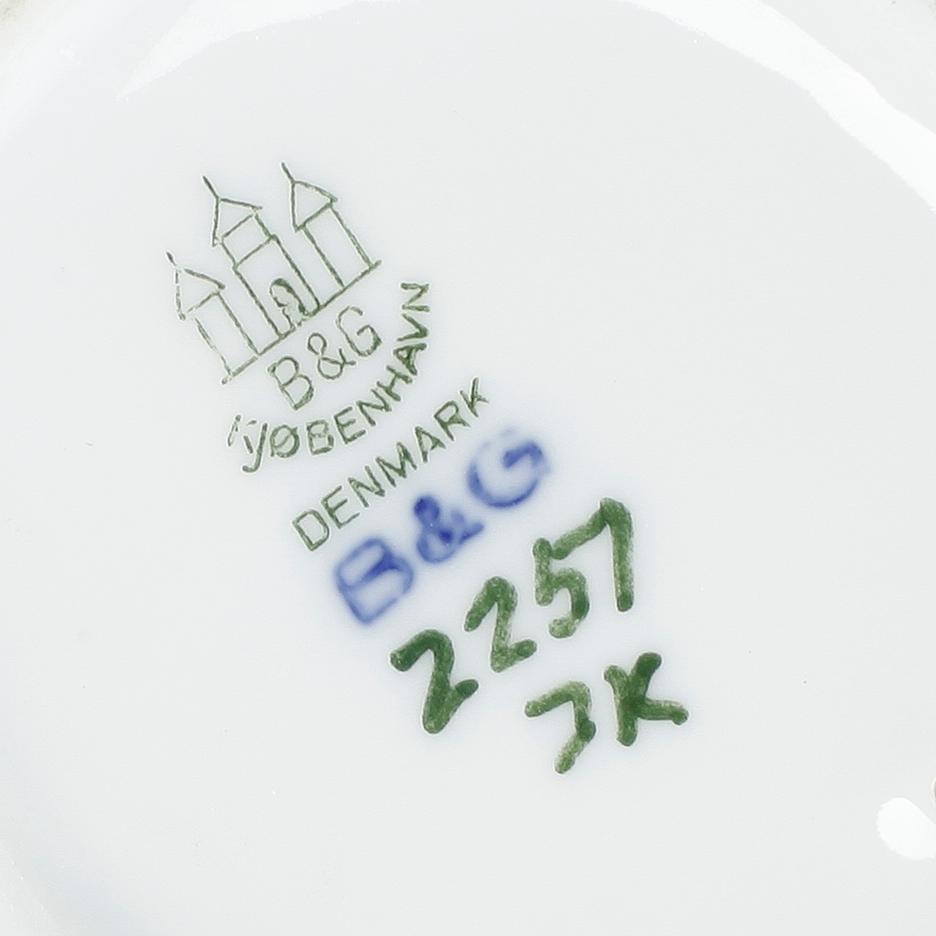 FIGURINER, 9 st, porslin, Bing & Gröndahl, Danmark 1900-tal.