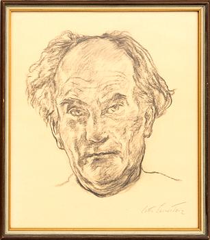 Lotte Laserstein, portrait of a man.