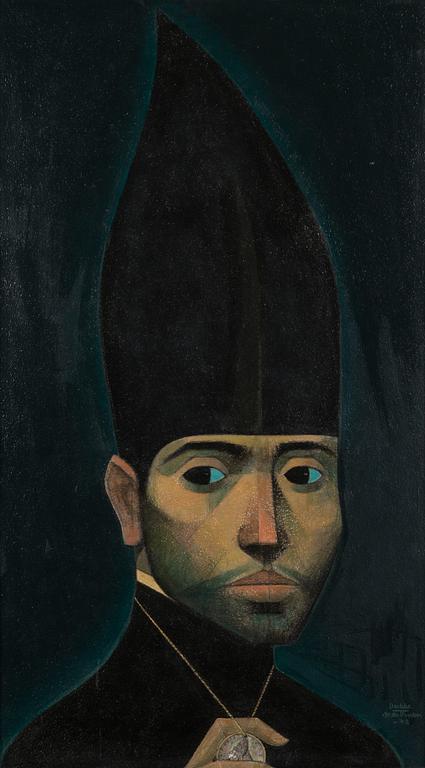 Veikko Marttinen, oil on board, signed and dated -78.