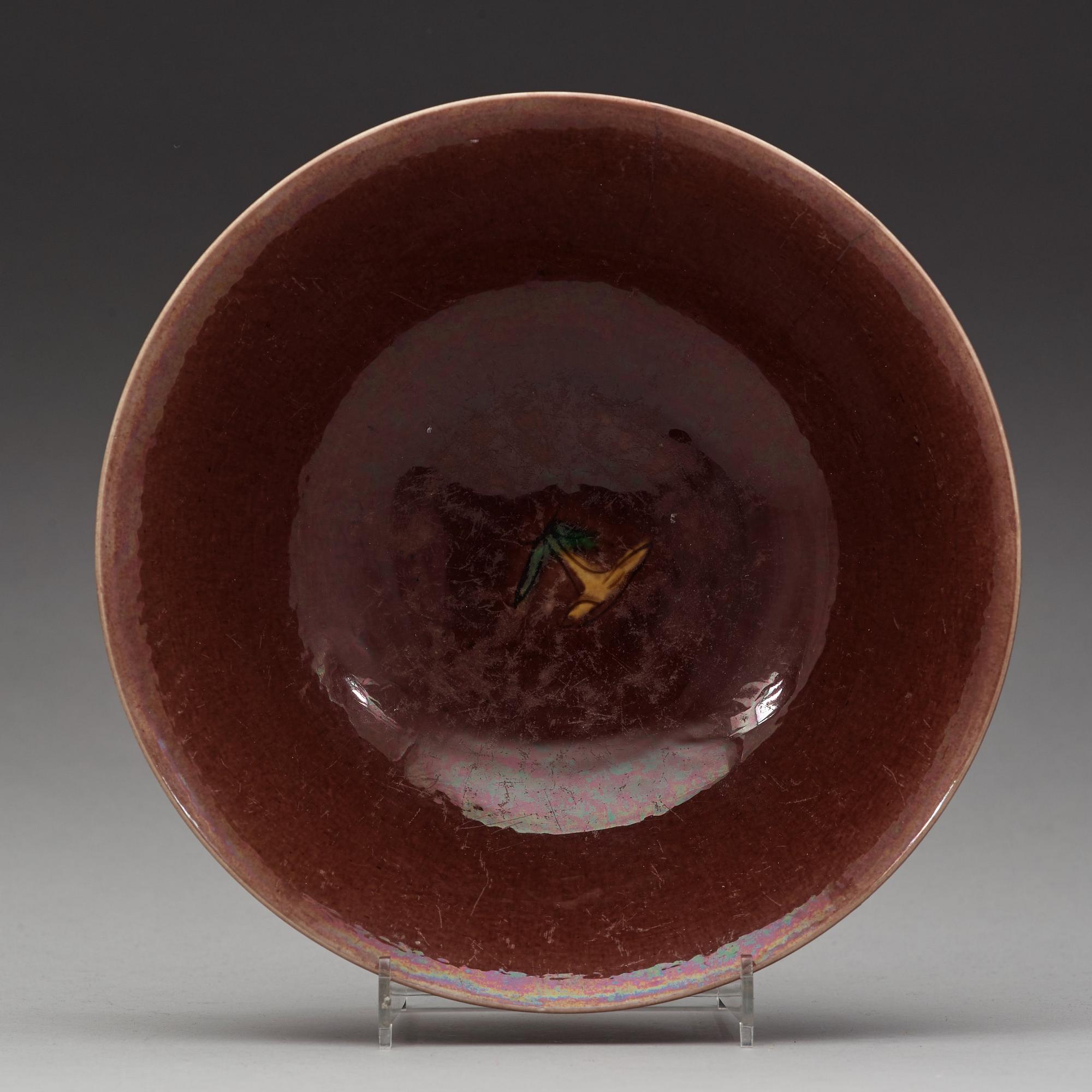 SKÅL, porslin. Qingdynastin, Kangxi (1662-1722).