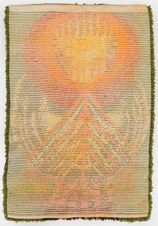 Terttu Tomero, ryijy, malli Neovius. Noin 148 x 102 cm.