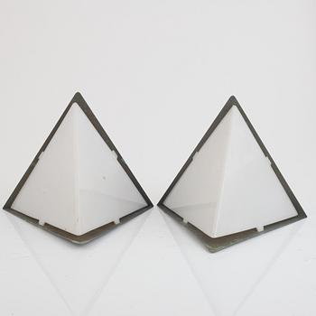 Hans-Agne Jakobsson, outdoor lighting, a pair, likely from Markaryd, second half of the 20th century.