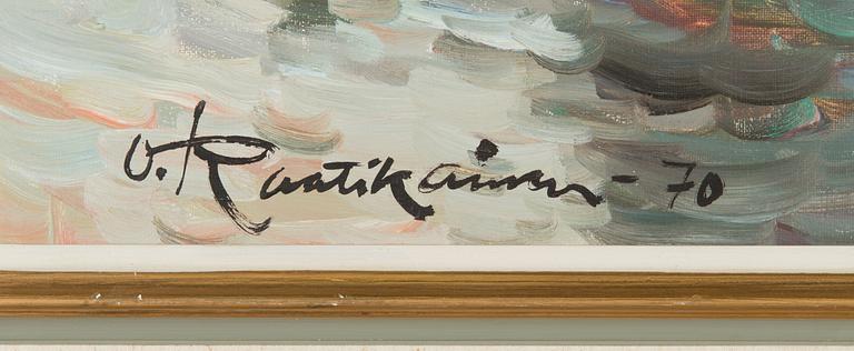 Orvo Raatikainen, olja på duk, signerad och daterad -70.