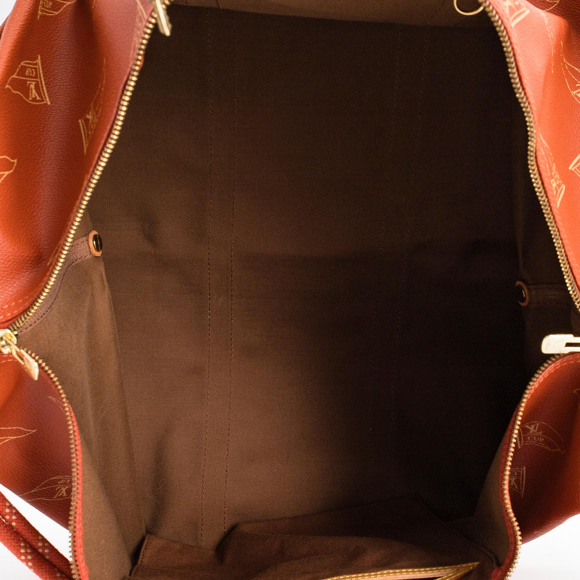 Louis Vuitton, a 'LV America's Cup Canvas Boston Bag' bag.