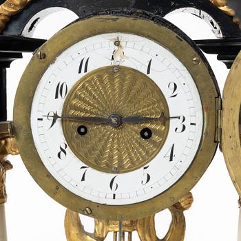 Table pendulum clock, 19th century.