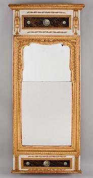 A late Gustavian late 18th Century mirror.
