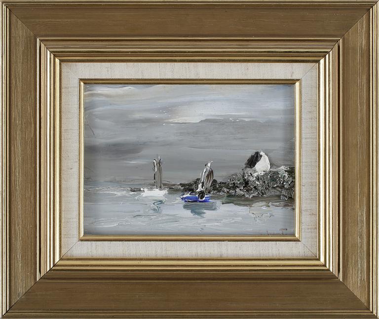 GEORGES LAPORTE, olja på duk, signerad.