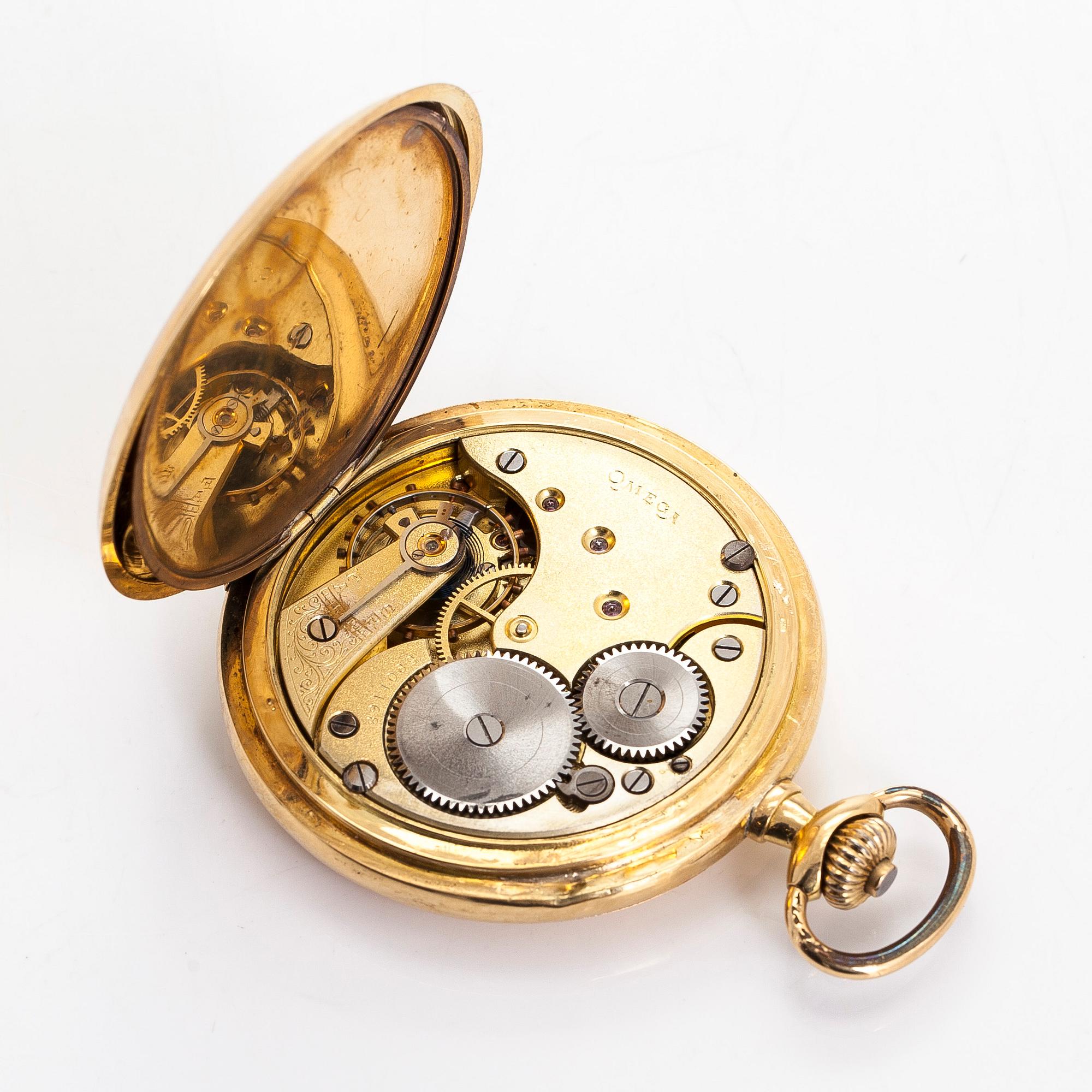 Omega, taskukello, savonette, 53,5 mm.