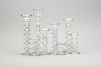 LJUSSTAKAR, 8 st, Timo Sarpaneva Iittala "Festivo".