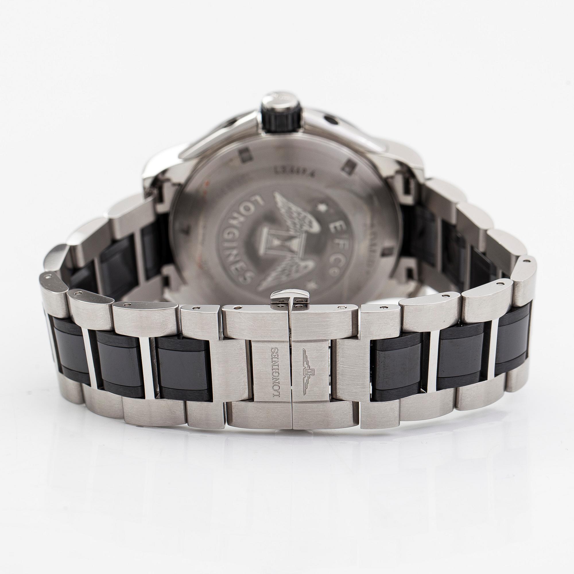 Longines, Admiral GMT, wristwatch, 42 mm.