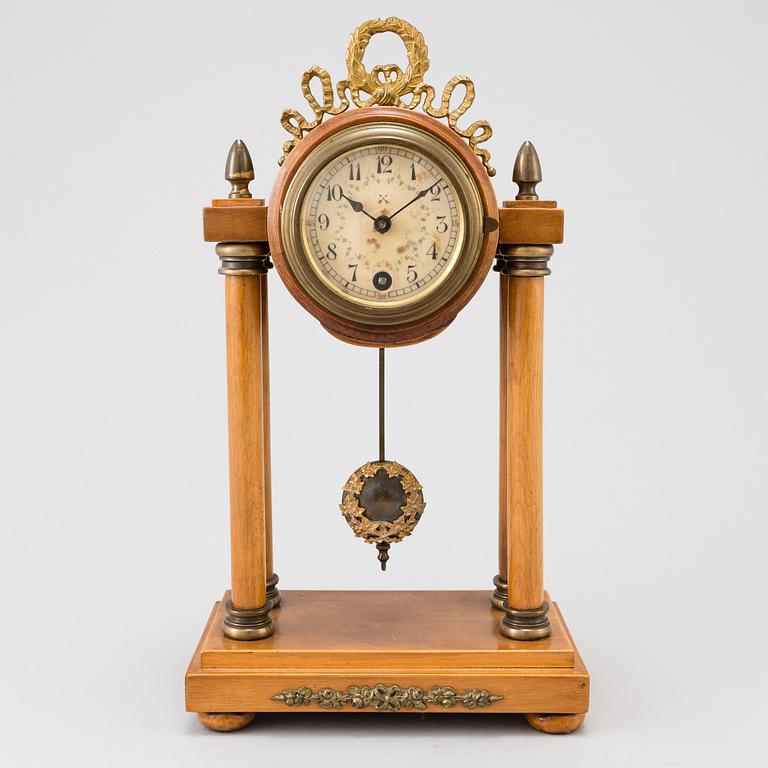 PENDULUM CLOCK, Empire style, early 1900s.