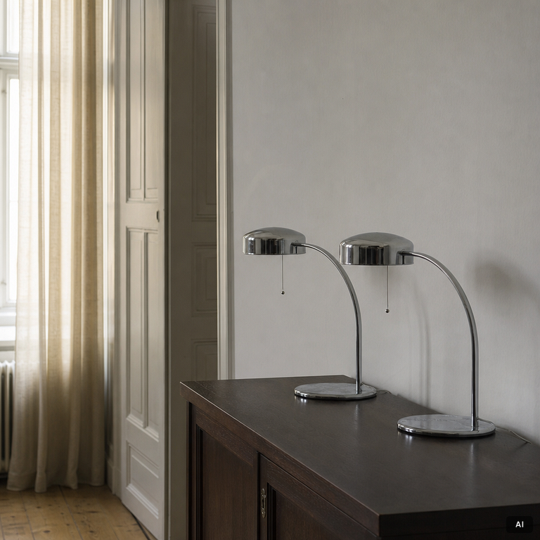 Richard Carruthers, a pair of 'Arcade' table lamps, Atelje Lyktan, Åhus.