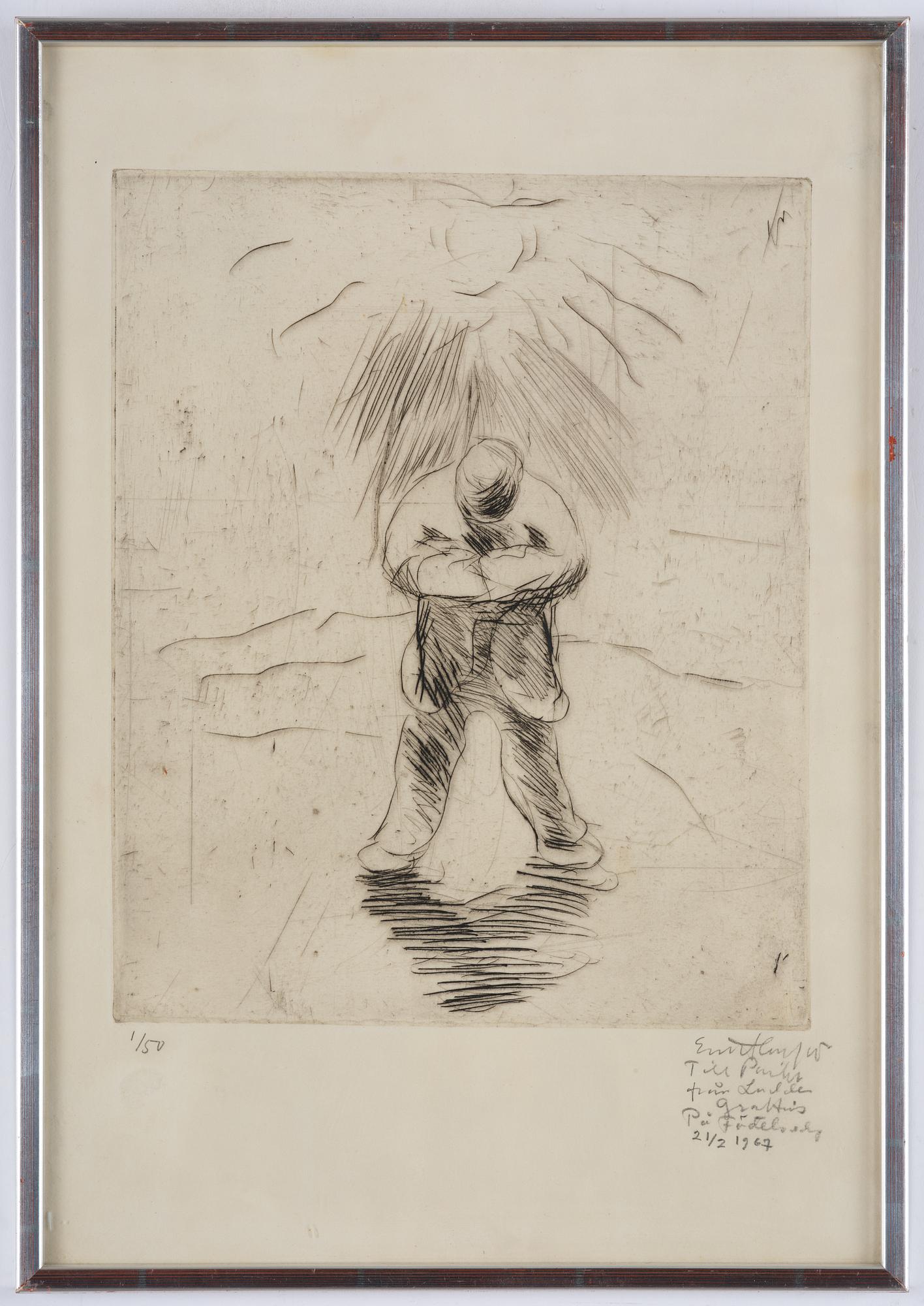 Evert Lundquist, "Man i sol".