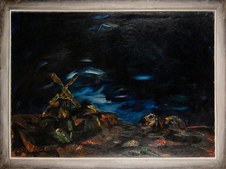 PAAVO SARELLI, oil on canvas, signed and dated -63.