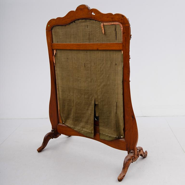 BRASSKÄRM, nyrokoko, 1800-talets andra hälft.