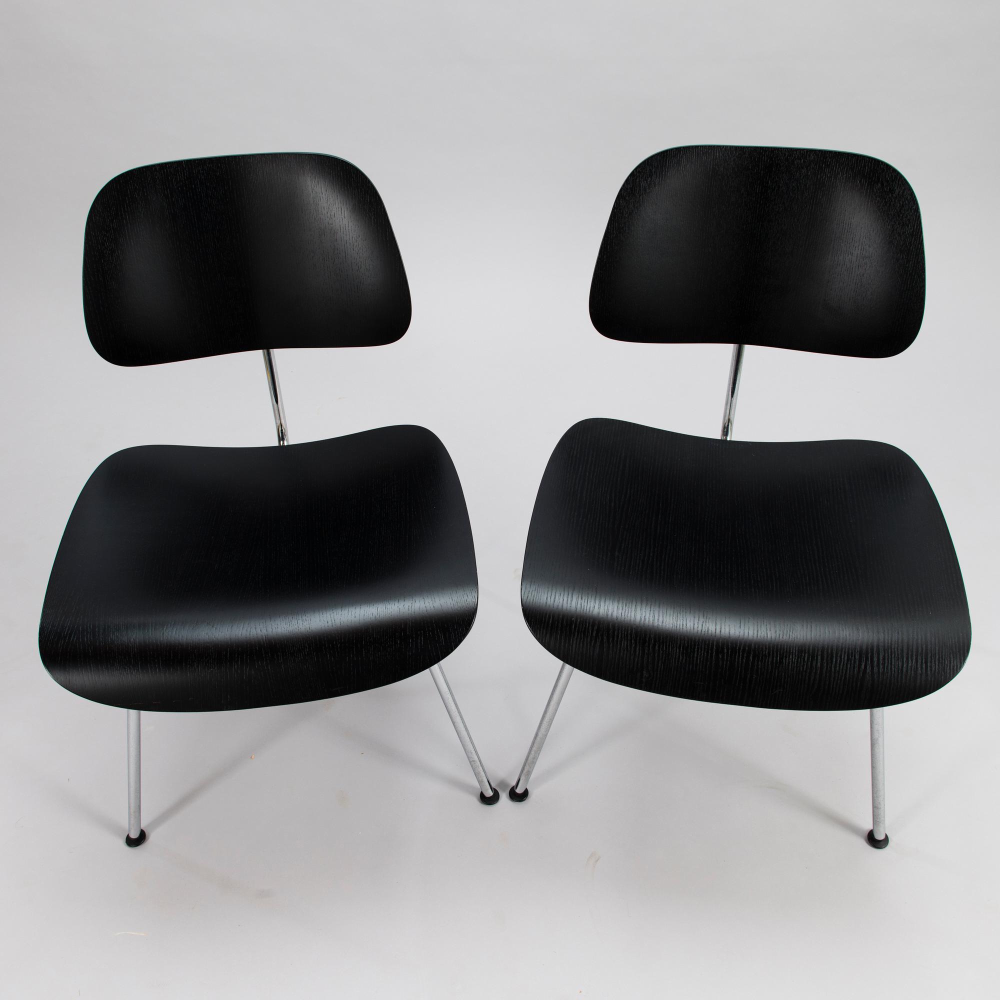 CHARLES & RAY EAMES, tuolipari, "DCM", Plywood Group, Vitra, 2005.