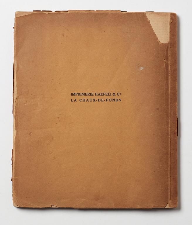 LE CORBUSIER (CHARLES-ÉDOUARD JEANNERET), "Étude sur le Mouvemente d'Art Décoratif en Allemagne",