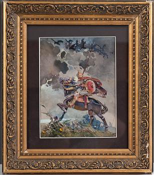 Nikolai Nikolaevich Karazin, EN RYTTARE.