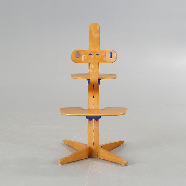 A child chair by Peter Opsvik for Stokke, late 20th century.