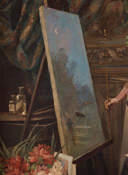 Georges Jules Cain, Framför staffliet.