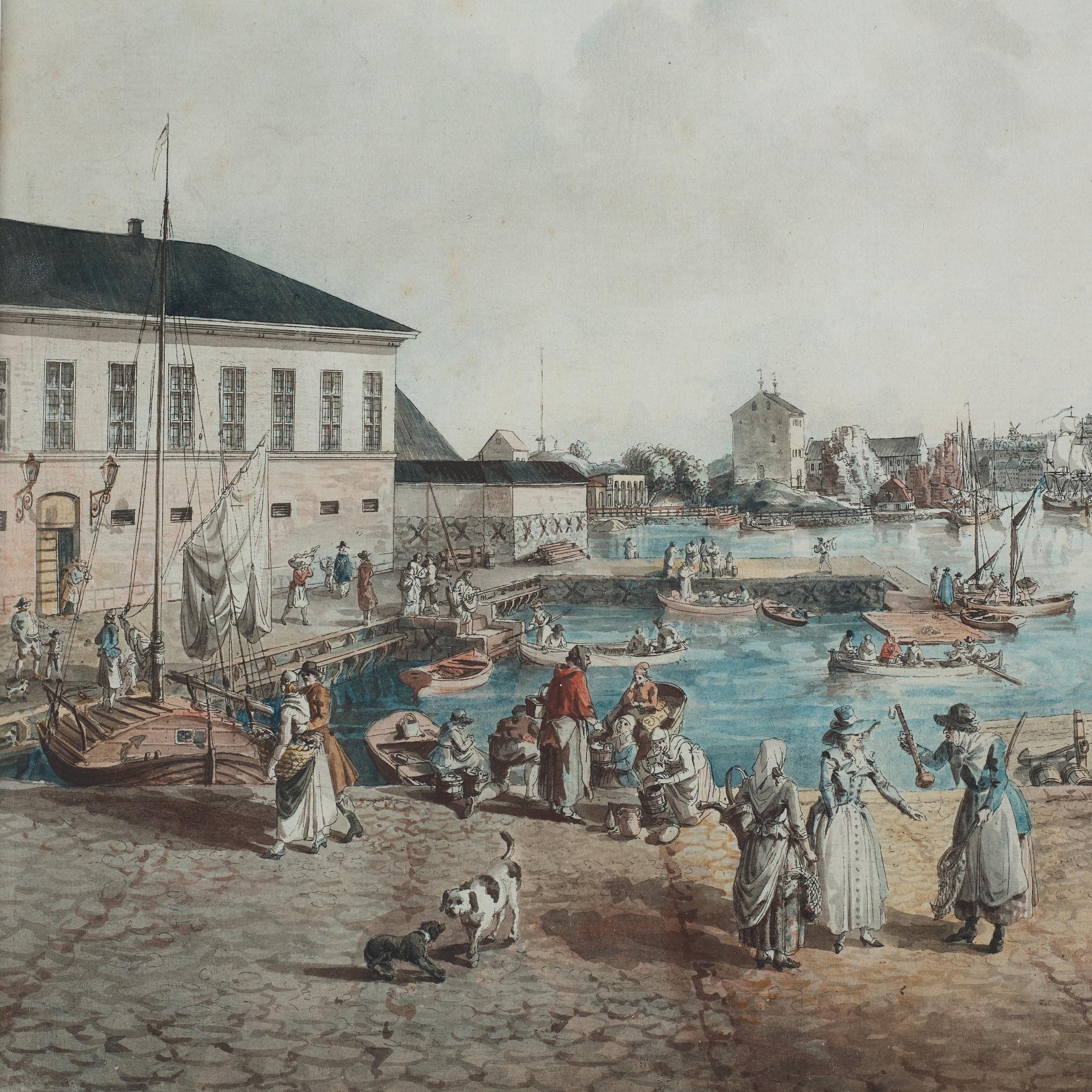 Johan Fredrik Martin, ”Stockholm åt Saltsjön" (Frölich: "Utsigt af Stockholm tagen ifrån ingången till Blasieholmen").