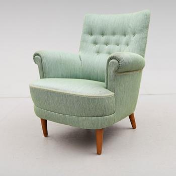 FÅTÖLJ, "Hemmakväll", Carl Malmsten, 1900-talets andra hälft.