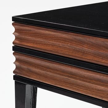 Attila Suta, a pair of bedside tables, executed in his own studio, Stockholm, 2025.