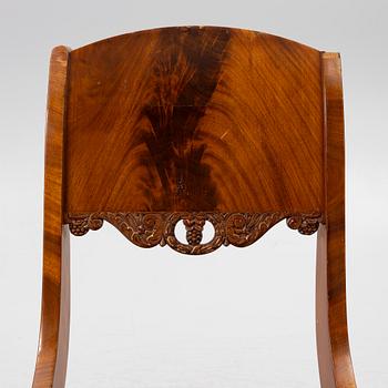 Chairs, a pair, Empire, Russia/Baltic region, first half of the 19th century.