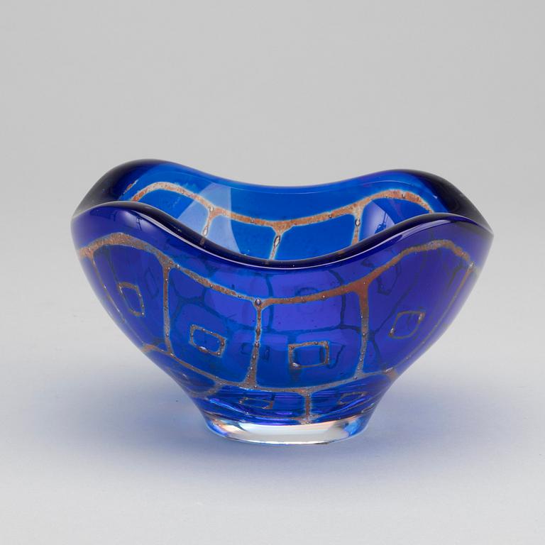 SVEN PALMQVIST, bowl Ravenna Orrefors Sweden 1977.