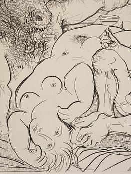 Pablo Picasso, "Scène bacchique au Minotaure".