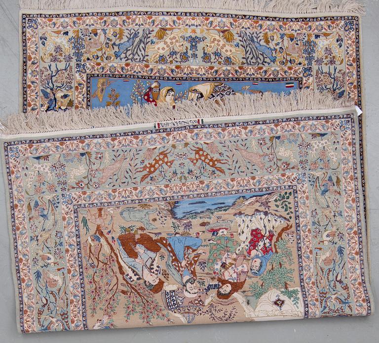 MATTA, möjligen Keshan, figural, old. Ca 240x155 cm.