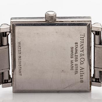 Tiffany & Co, Atlas, rannekello, 28,5 x 28,5 mm.