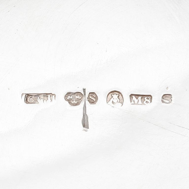 COCKTAILSHAKER, silver, C G Hallberg, Stockholm 1938. Vikt ca 417 gram.