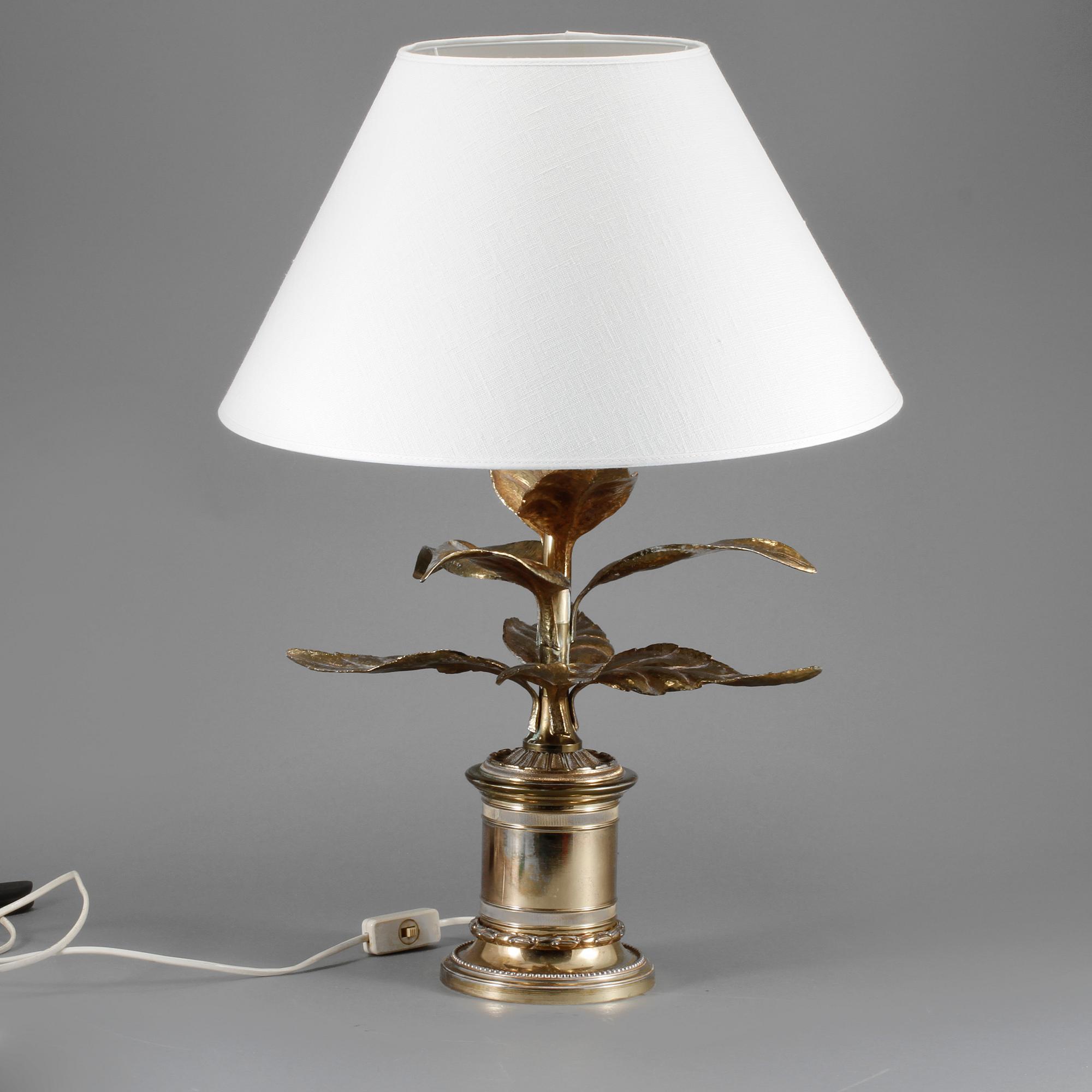 BORDSLAMPA, 1900-talets andra hälft.