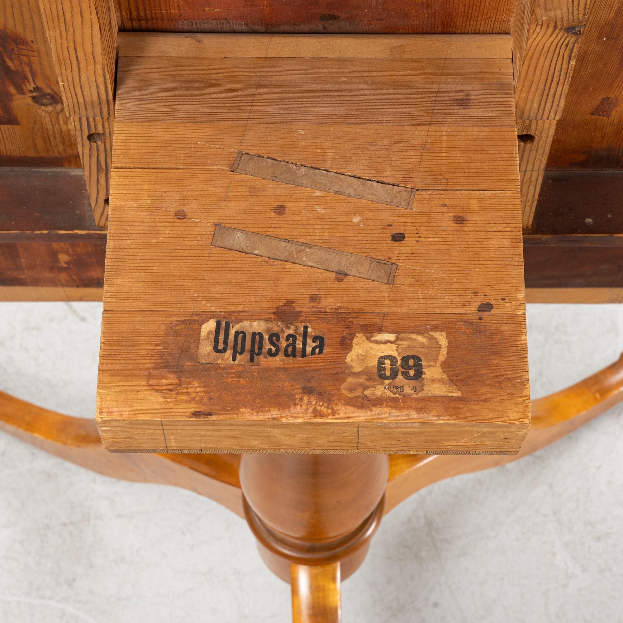A late 19th century tilt-top table.