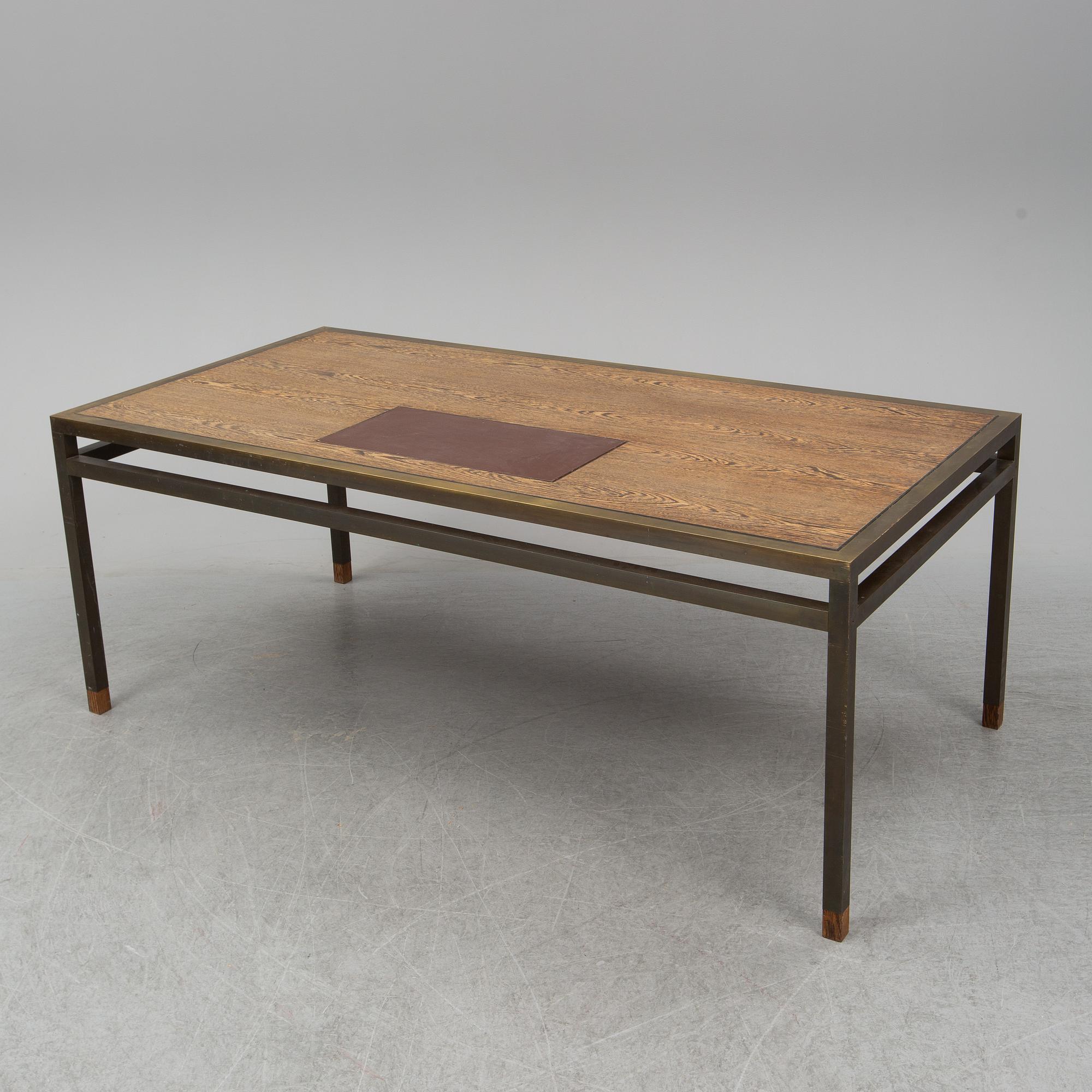 A Danish wengé wood desk, 1960's/70's.