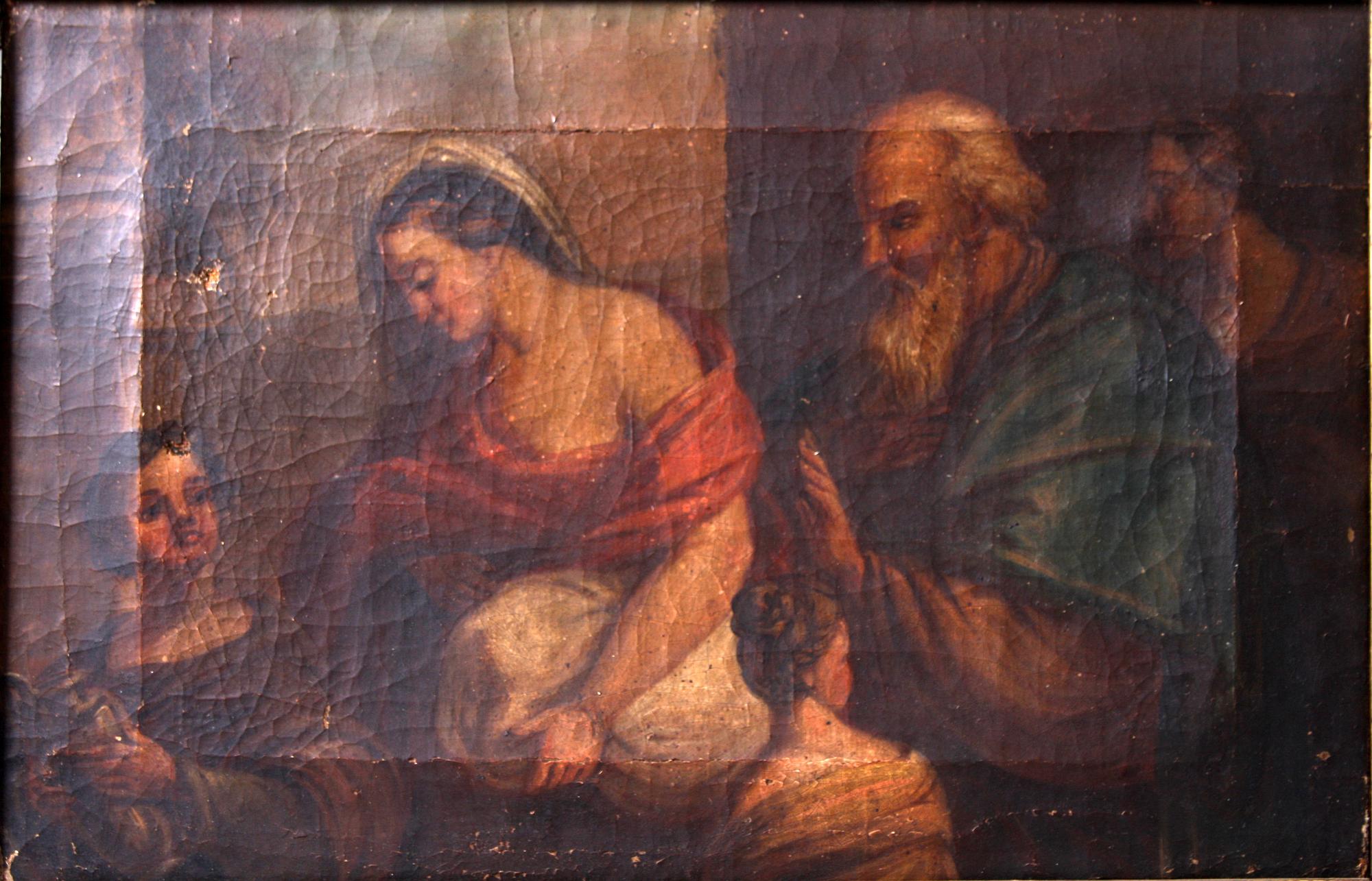 OKÄND KONSTNÄR, oljemålning på duk, 1700/1800-tal.